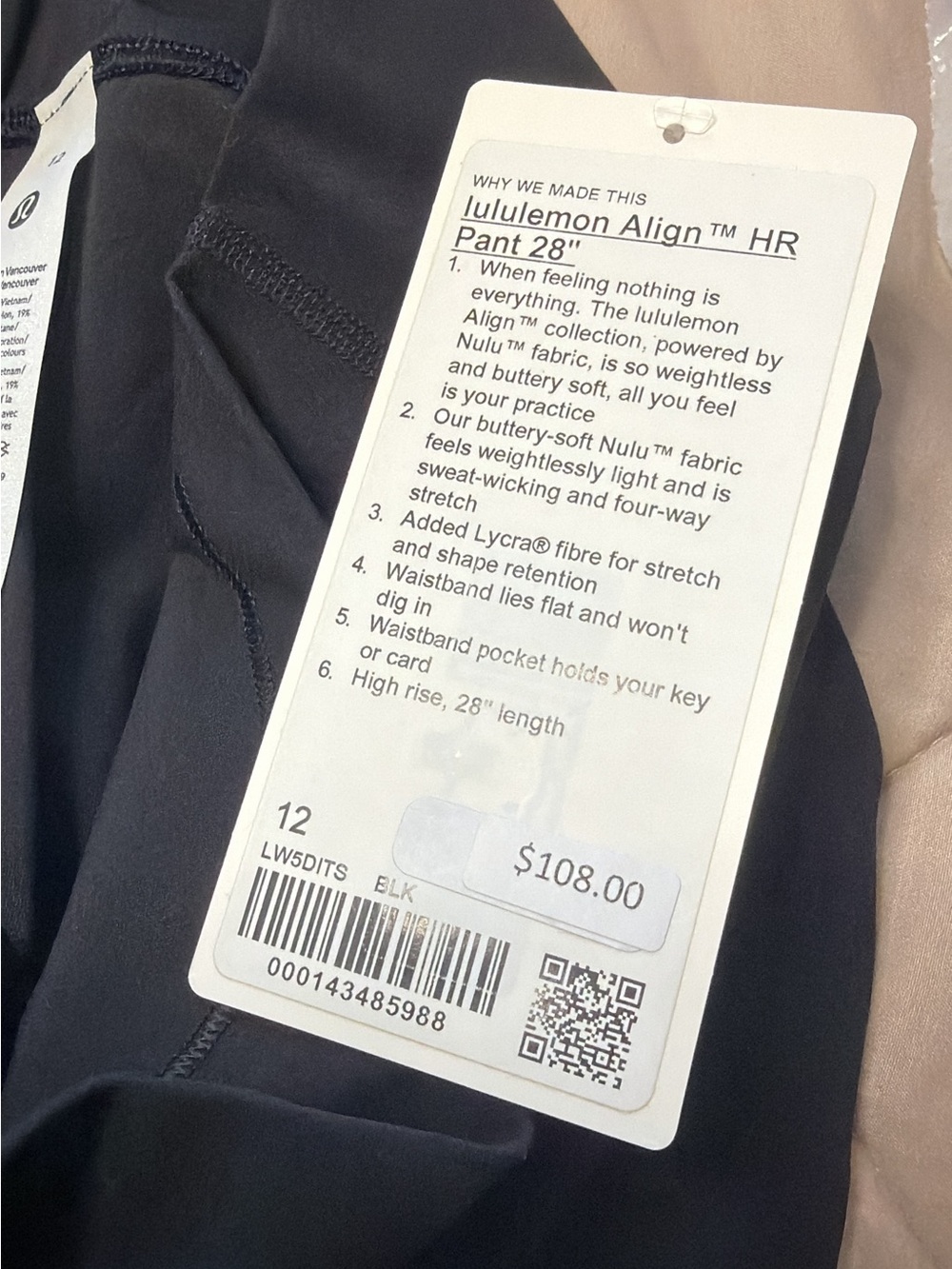 lululemon athletica Black Leggings - Picture 4 of 4